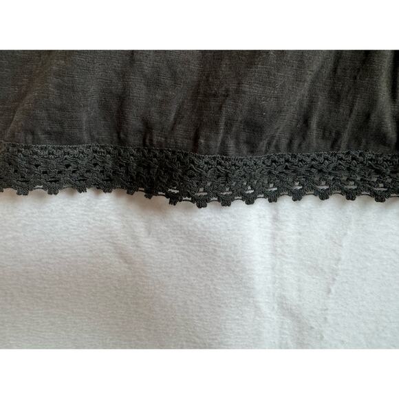 Chaudry Tank Top NWT Small Embroidered Sleeveless Chocolate Brown Made in India - Picture 6 of 8